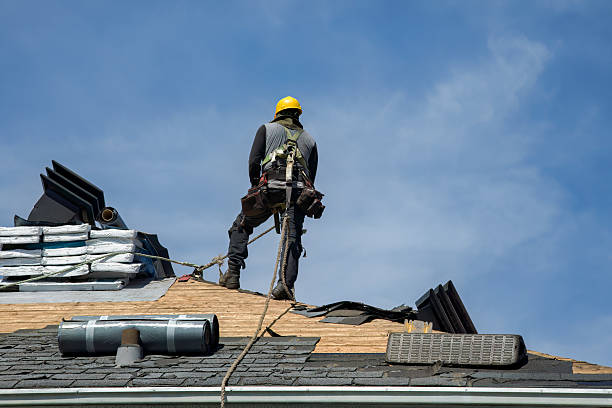 Professional Roofing technician working in Connellsville, PA